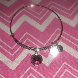 Pink Tourmaline Birthstone Alex and Ani Bangle